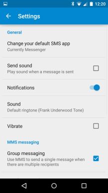 Fotografía - [Mise à jour: Widget Trop] Google Messenger mis à jour v1.2 avec support GIF animé et Réglages réorganisé [Télécharger APK]